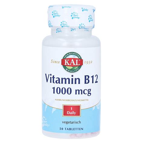 Vitamin B12 1000 µg Tabletten 50 Stück Online Bestellen Medpex
