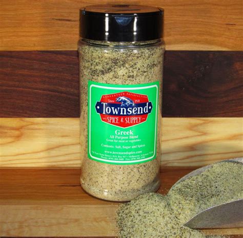 A robust blend of onion, garlic, oregano and mint. Greek Seasoning | Townsend Spice & Supply | Butcher & Spices