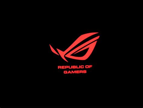 Download Asus Red Rog Logo Hd Wallpaper Wallpaper