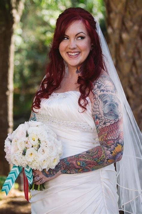 Bride Tattoo Gallery 100 190 Brides With Tattoos Tattoos Gallery