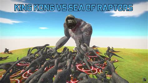 Best King Kong Vs Sea Of Raptors Of All Time Youtube