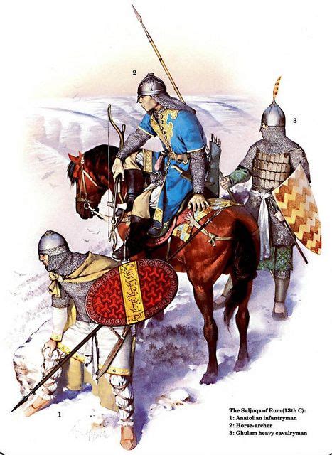Muslim Turkish Warriors Of The Sultanate Of Rûm During The Siege Of