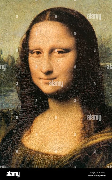 Leonardo Da Vinci Painting The Mona Lisa
