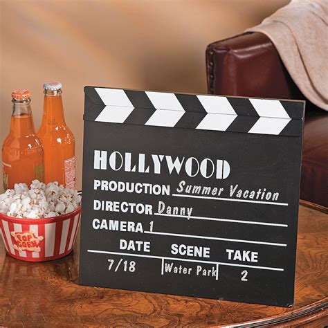 Directors Clapboard Oriental Trading Movie Themed Party Hollywood