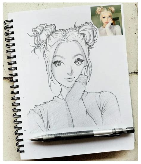 This Illustrator Sketches People As Anime Character And The Result Is