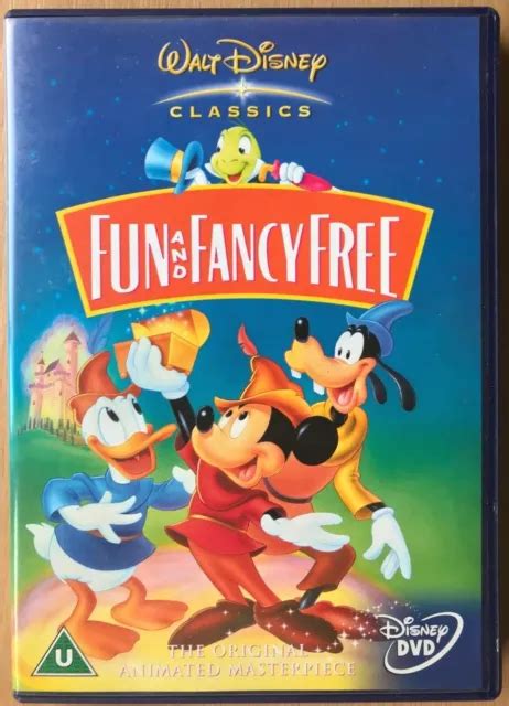 Fun And Fancy Free Dvd 1947 Walt Disney 9th Animated Classic Mickey