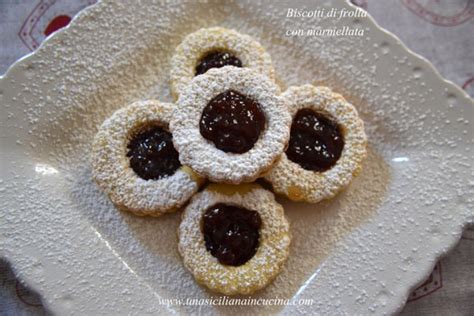 Biscotti sablè con confettura-Una siciliana in cucina