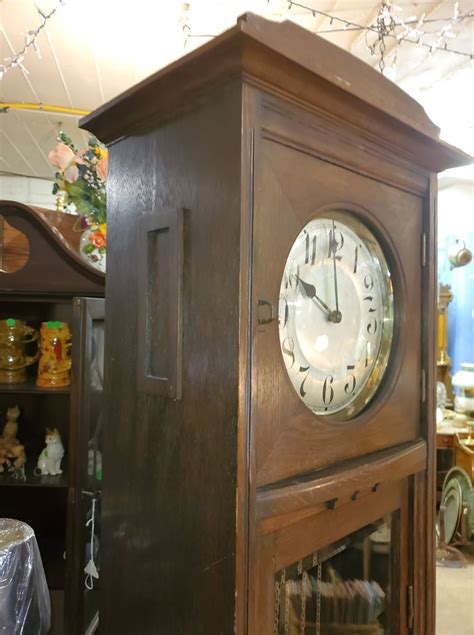 Antique German Grandfather Clock Beautiful Early 1800s Long Valley