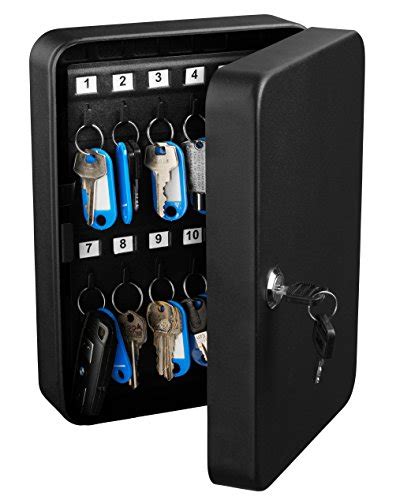 Adiroffice Steel 48 Keys Cabinet Security Storage Box Organizer Holder Locked Key Box Wall Mount