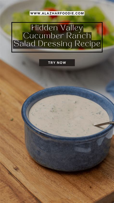 Hidden Valley Cucumber Ranch Salad Dressing Recipe Al Azhar Foodie