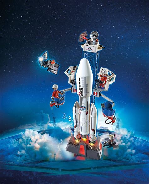 Playmobil® Space Rocket With Launch Site Toys And Games