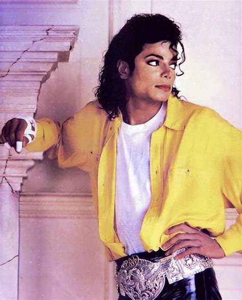 Michael Jackson In Yellow Jacket And Black Pants