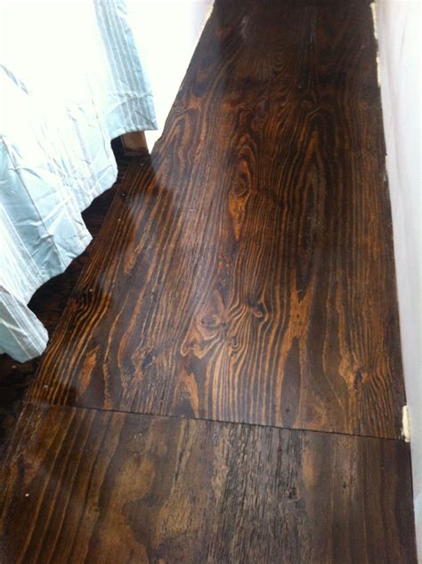 Pin By Jenny Williams On Home Ideas Stained Plywood Floors Wood