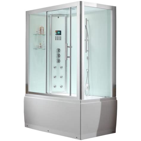 Find steam shower kit manufacture? Ariel Platinum 59 in. x 87.4 in. x 32 in. Steam Shower ...