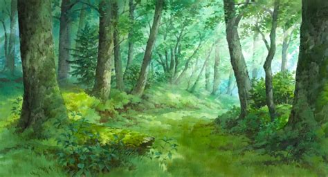 Anime Landscape Anime Forest Background