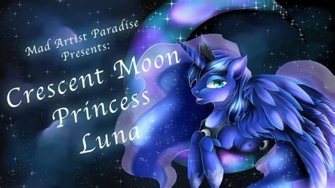 Princess Luna Speedpaint Thumbnail By Madartistparadise On Deviantart