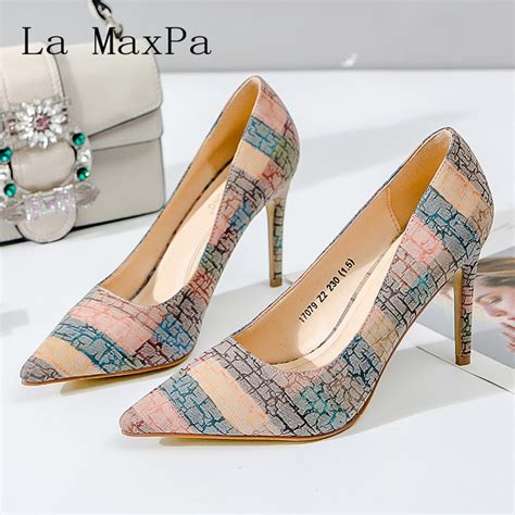 la maxpa 2019 new style ultra high heels for womens sexy luxury fashion women pumps high heels