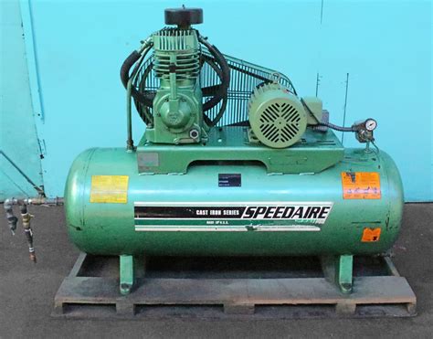 Speedaire 17 Cfm Two Stage 80 Gallon Air Compressor Norman Machine Tool