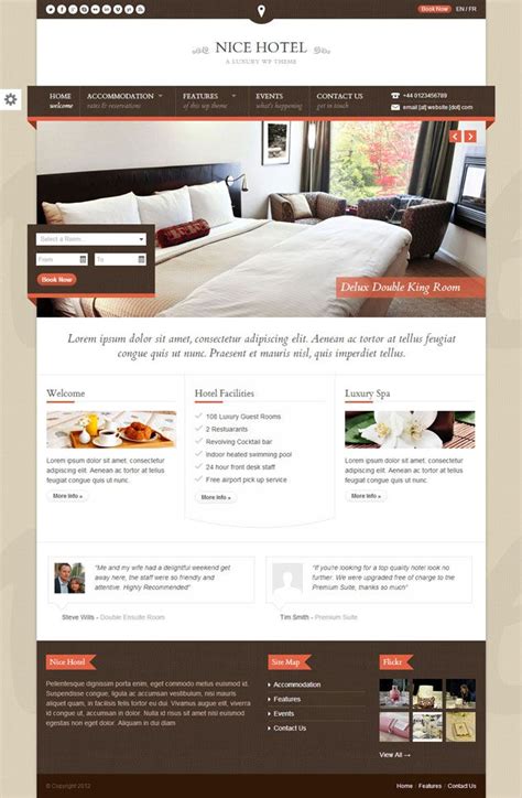 32 Best Hotel Wordpress Themes Travel Wordpress Themes Luxury Spa