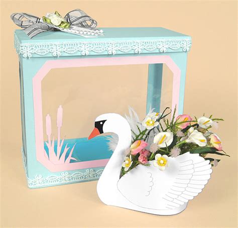 If your page layout or greeting card software has a blank template or wizard for the style of greeting card you want, use it to set up your. A4 Card Making Templates - Beautiful 3D Swan & Display Box by Card Carousel | eBay