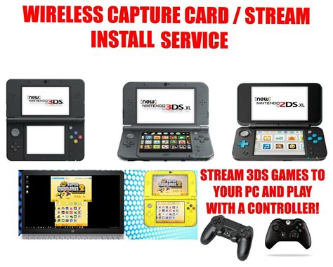 ̗̀ New ̖́ Nintendo 3ds2ds Xl Wireless Seize Card Circulate Set Up