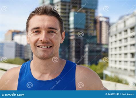 Happy To Be Outdoors Happy Young Man Ready For An Active Day In The