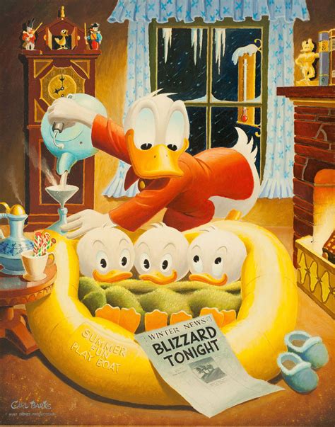 Carl Barks Blizzard Tonight 1973 Disney Disney Desenhos Quadrinhos
