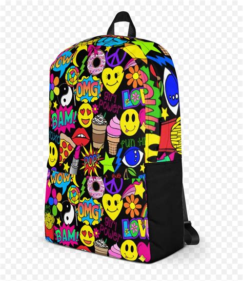 Fun Times Backpack Girly Emojibackpack Emoji Png Free Transparent