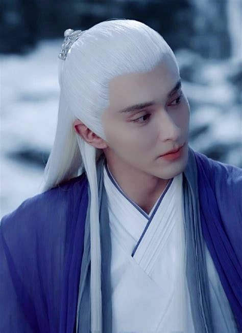 Asian Actors Korean Actors China White Hair Men Beautiful Men