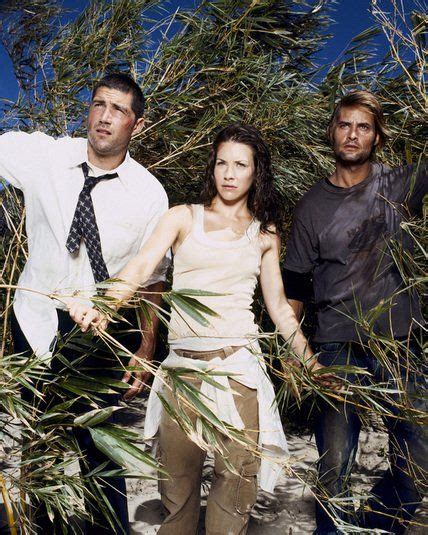 Evangeline Lilly As Kate Austen Josh Holloway As James Sawyer Ford And Matthew Fox As Jack