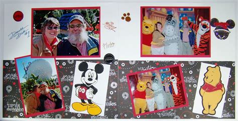 A Few More Pages Of The Disney Scrapbook Busy With The Cricky