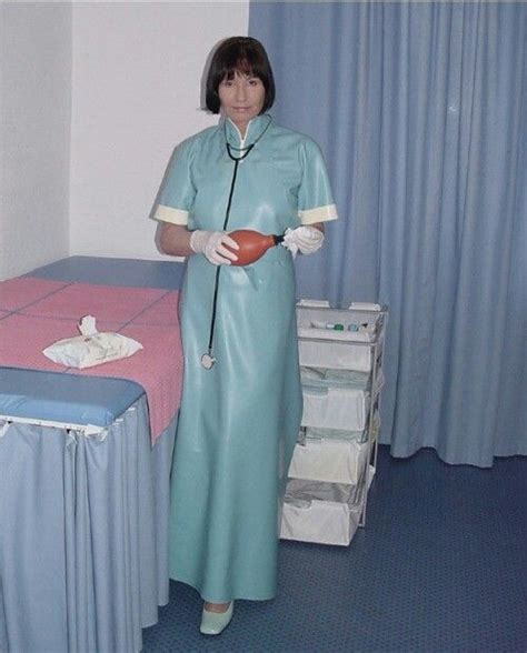 Rubbernurse Krankenschwester Kleidung Kittelschürze Kleidung