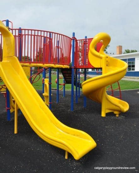 Chinook School Yellow Slide Playground
