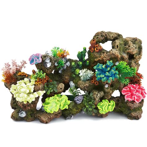 Top Fin® Stone And Coral Bubbler Aquarium Ornament Fish Ornaments