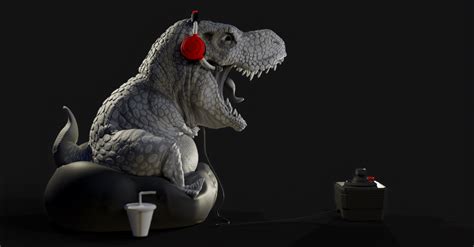 Artstation Gamer Dino Lighting Test