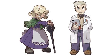 Pokemon Fan Shows What Professor Oak And Agatha Might Have Looked Like When They Were Young