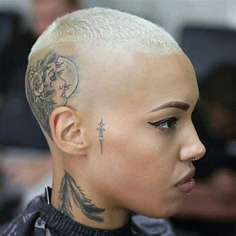 Hairdare Bald Head Tattoo Scalp Tattoo Face Tattoo Tattoo Art