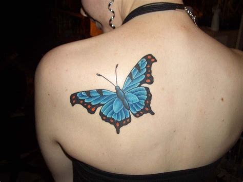 Amazing ideas for 3d tattoos. 20 best Blue Butterfly Tattoos With Names images on ...