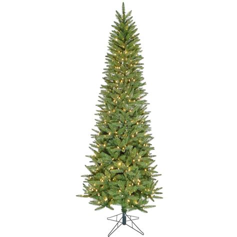 Fraser Hill Farm 10 Ft Snowy Pine Flocked Christmas Tree With Warm