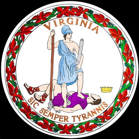 Great Seal Of The State Of Virginia Photograph By Mountain Dreams Pixels