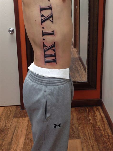 Roman numerals font for tattoo. Roman Numerals Font Tattoo