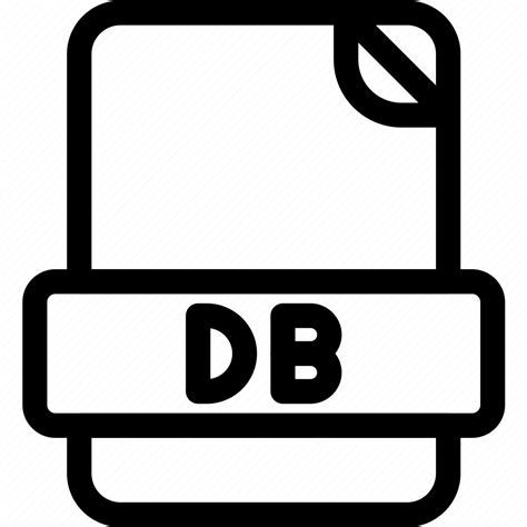 Database Db Filedocument Icon Download On Iconfinder