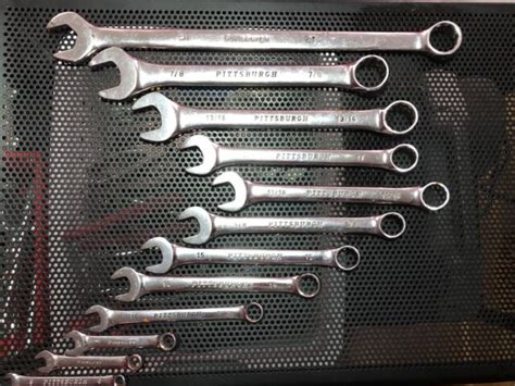 12 Pittsburgh Chrome Wrenches Various Metric And Standard Sizes Ebay