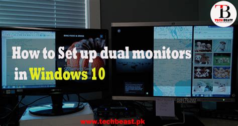 How To Setup Dual Monitors Windows 10 Full Tutorial How To Set Up Images