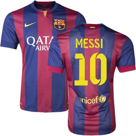 Barcelona 10 Lionel Messi Blue Maroon Stripes Home