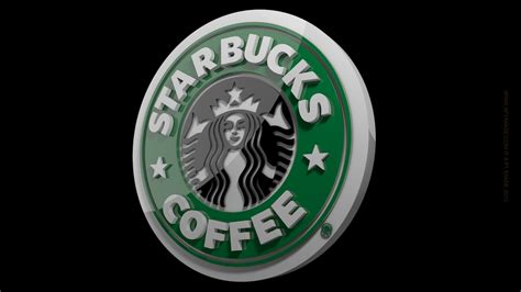 Starbucks 3d Logo