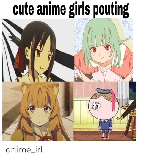 Pouting Anime Girls