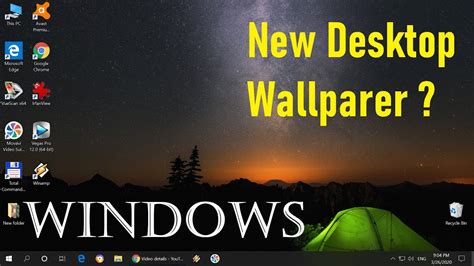 How To Change Background Wallpaper Windows 10 Youtube