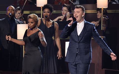 Sam Smith Mary J Blige Sing Stay With Me At The Grammys Bring