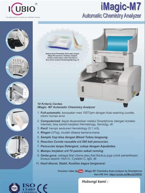 Pakta abadi gemilang in indonesia's leading glass lid product's specialist. iMagic - M7 AUTOMATIC CHEMISTRY ANALYZER | PT SUMIFIN CITRA ABADI